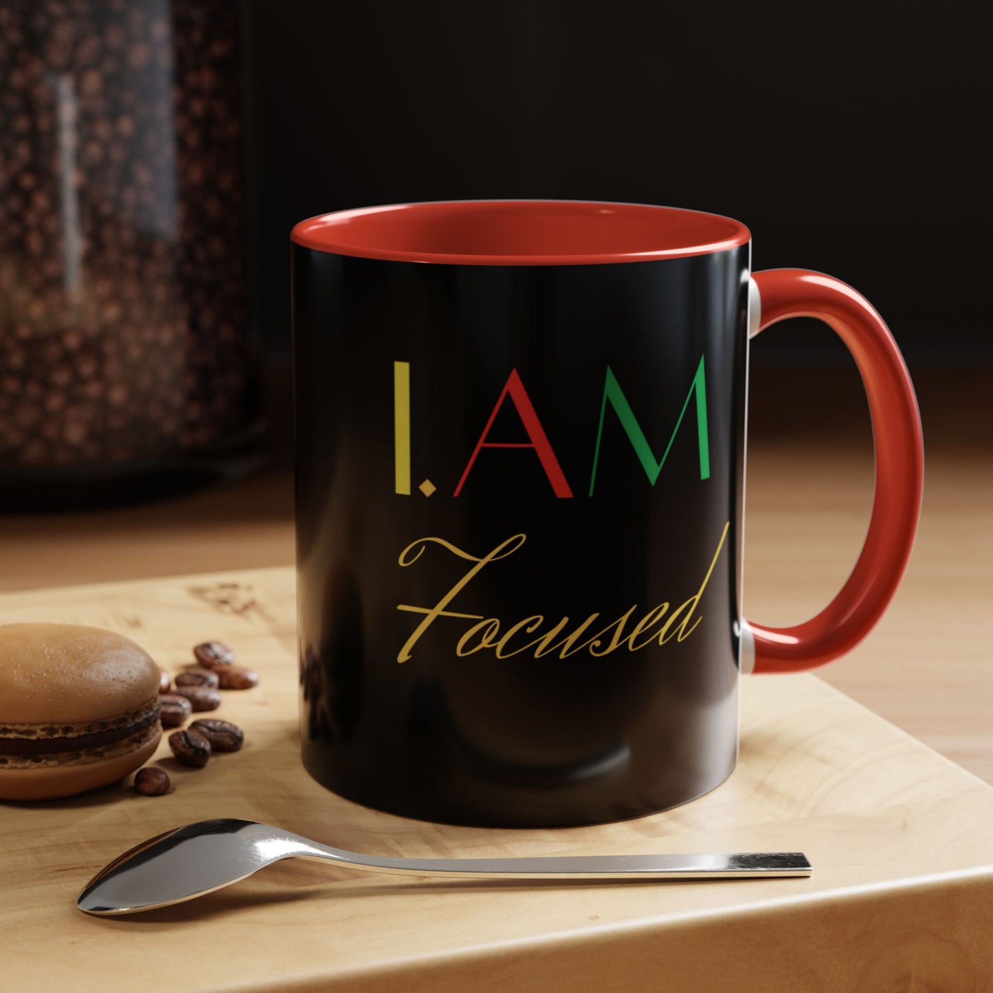 IAM Black Accent Coffee and Tea Mug
